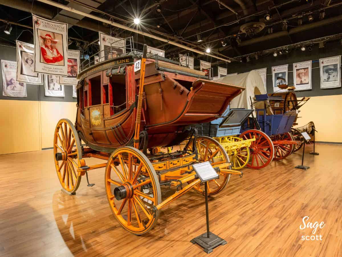 Stagecoach at the Old Frontier Days Museum